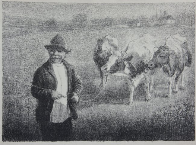 Stanisław Szwarc | Pasterz z krowami